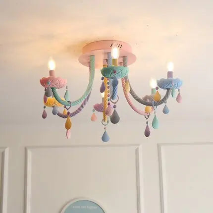 Modern Colorful Ceiling Chandelier For Kids ChandeliersLife®