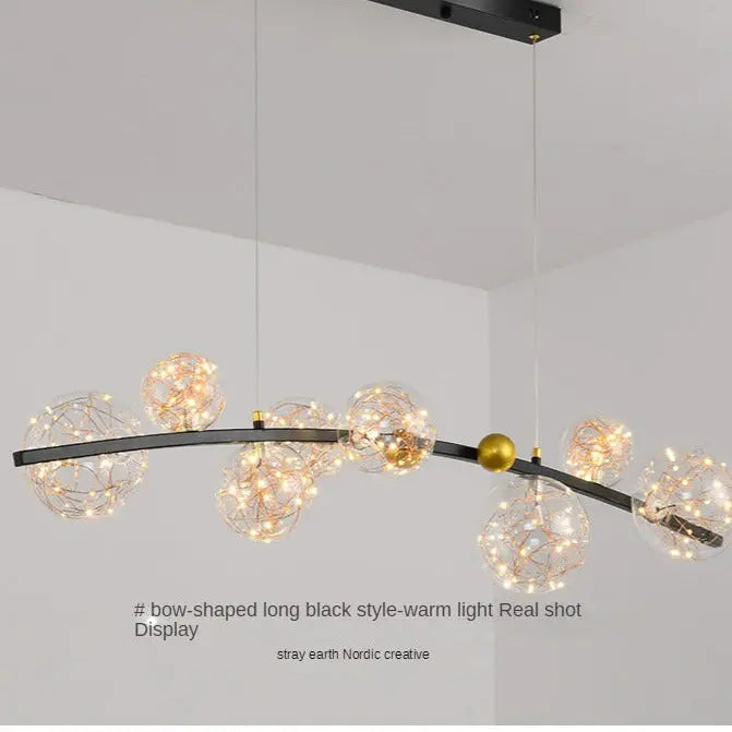 Modern Nordic Glass Ball Led Pendant Chandelier ChandeliersLife®