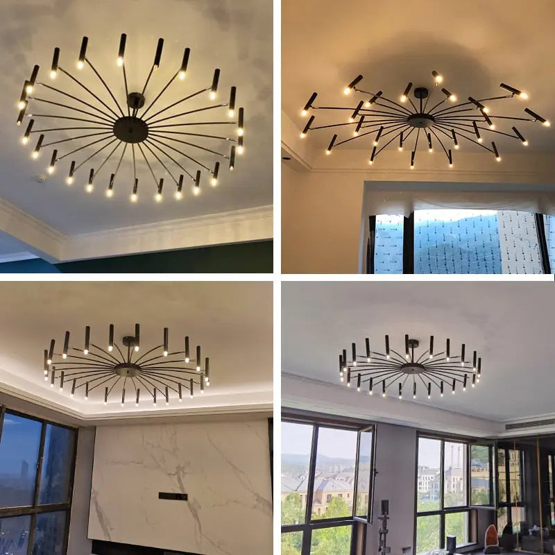Bent and Adjustable Led Chandelier ChandeliersLife®