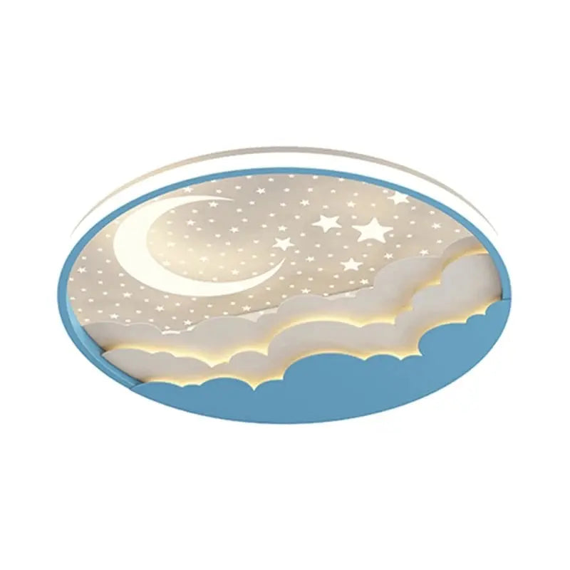 Round Modern Led Ceiling Children Chandelier ChandeliersLife®