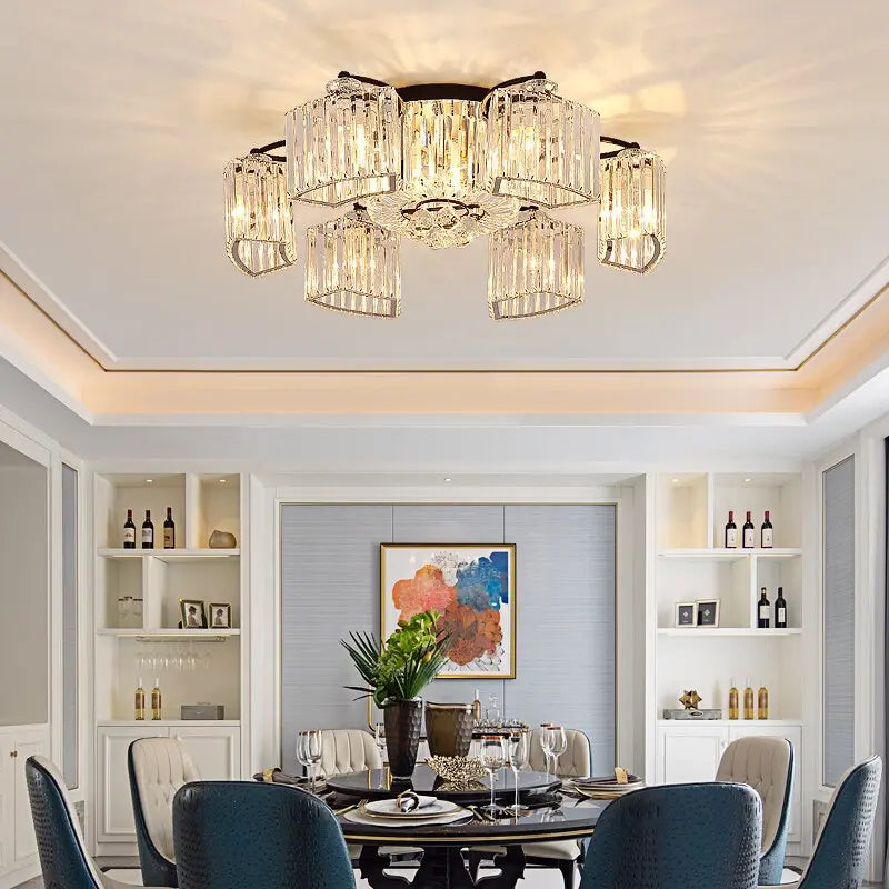 Modern Ceiling Circle Crystal Chandelier ChandeliersLife®