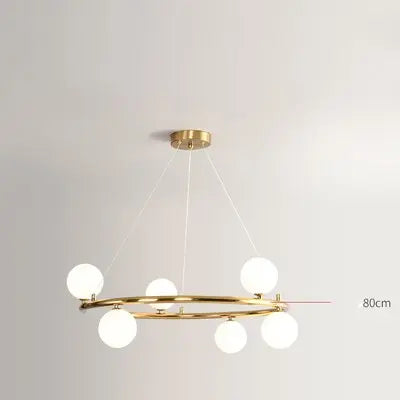 Post-modern Glass Circle Chandelier ChandeliersLife®