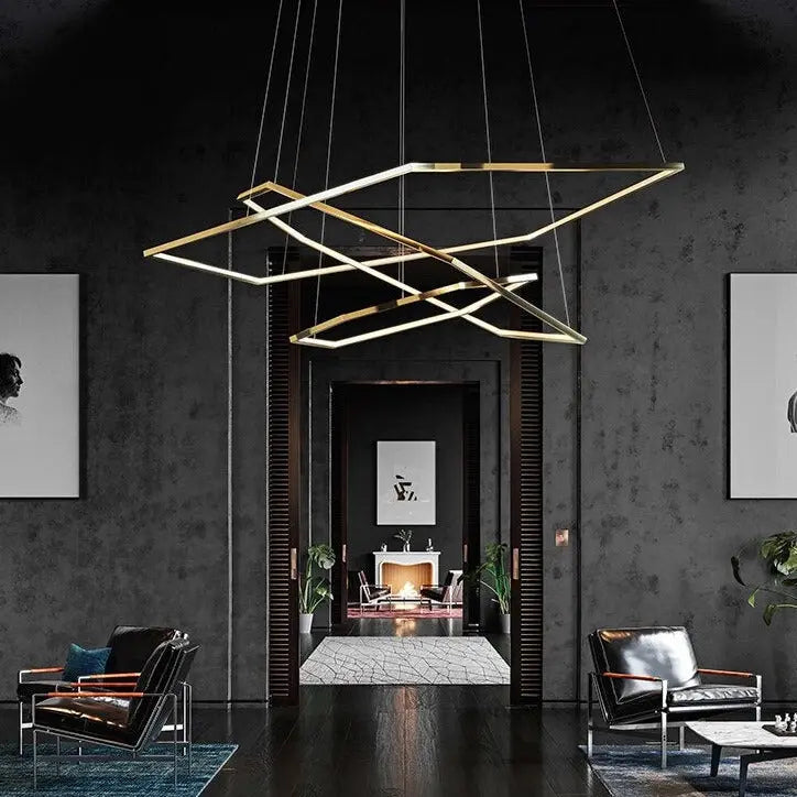 New Post-Modern Luxury Gold Chandelier ChandeliersLife®