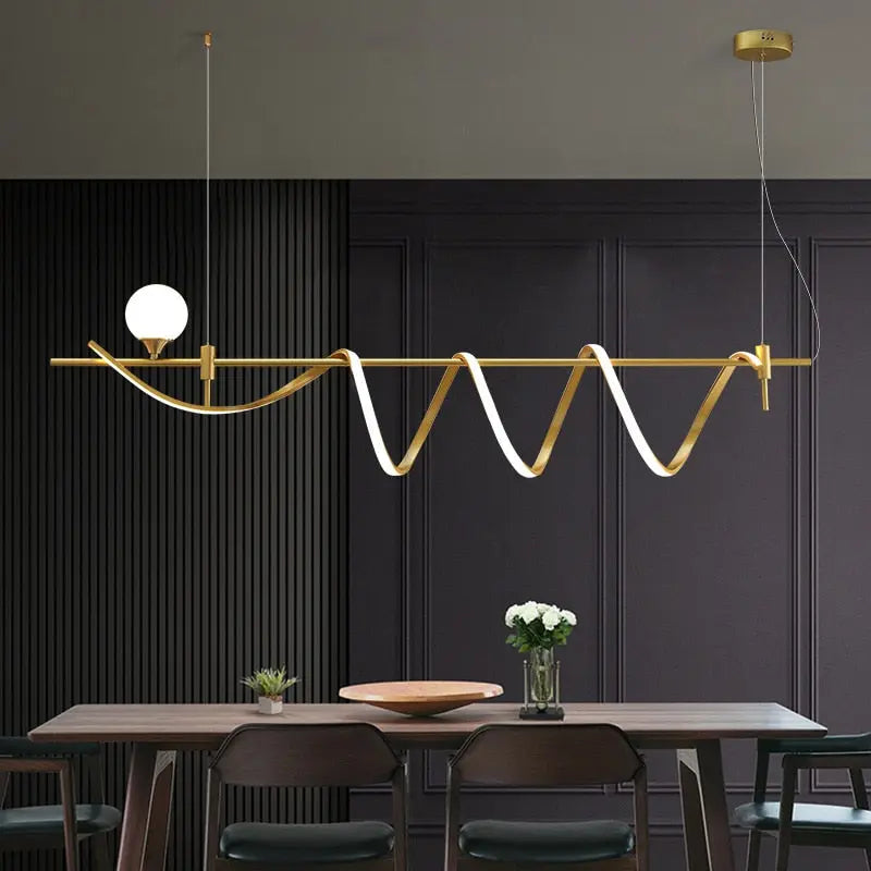 2024 Luxury Dining Table Chandelier Nordic