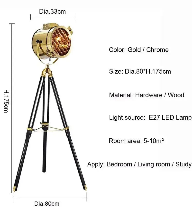 Nordic Vintage Industrial Style Creative Floor Lamp ChandeliersLife®