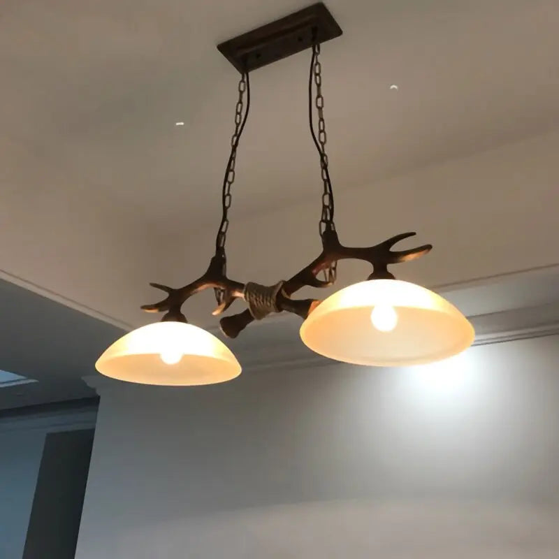 Double Retro Antler Vintage Pendat Lights ChandeliersLife®