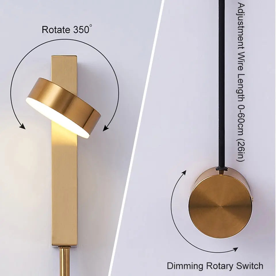 Rotation Led Indoor Wall Lamps ChandeliersLife®