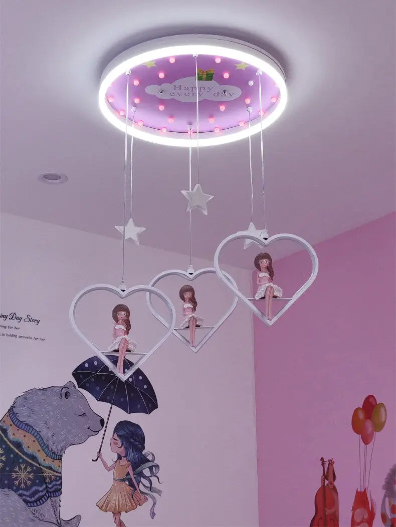 Girl Bedroom Decor Led Chandelier ChandeliersLife®