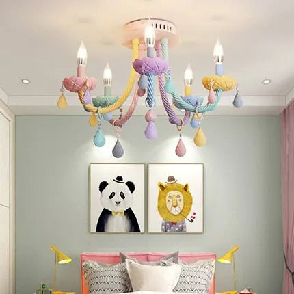 Modern Colorful Ceiling Chandelier For Kids ChandeliersLife®