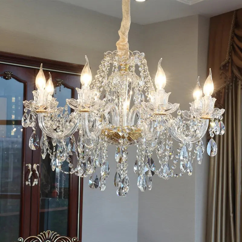 Gold Crystal Chandelier ChandeliersLife®