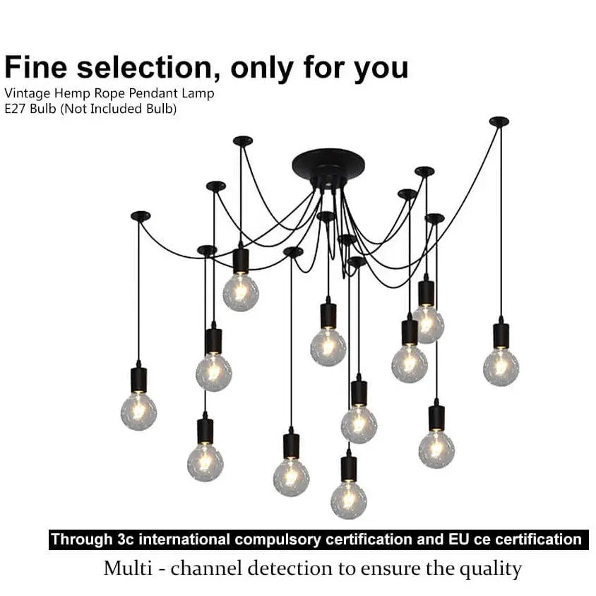 Vintage Ajustable Spider Pendant Chandelier ChandeliersLife®