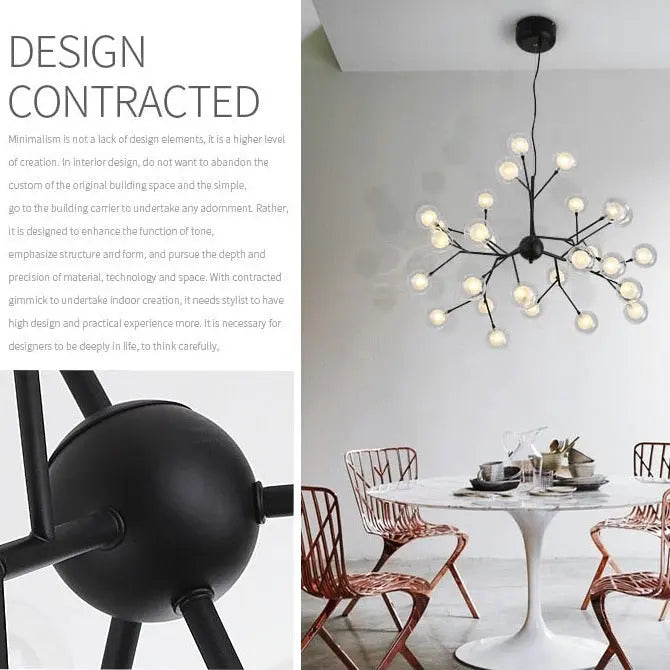 Modern LED Firefly Sputnik Chandelier ChandeliersLife®
