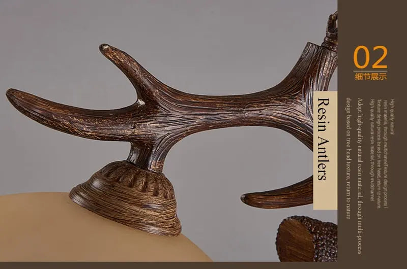 Double Retro Antler Vintage Pendat Lights ChandeliersLife®