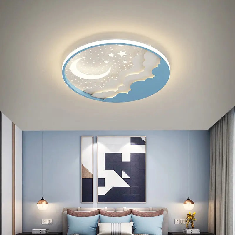 Round Modern Led Ceiling Children Chandelier ChandeliersLife®