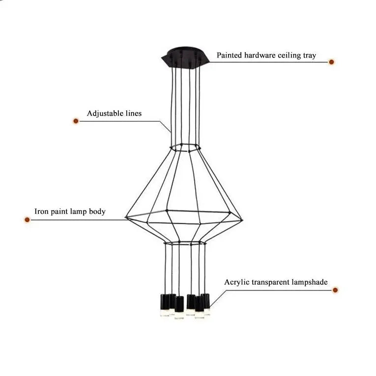 Postmodern Long Chandelier ChandeliersLife®