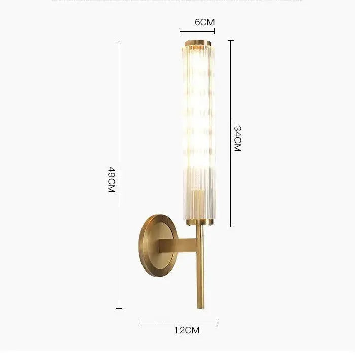 Salon Retro Brass Wall Light ChandeliersLife®
