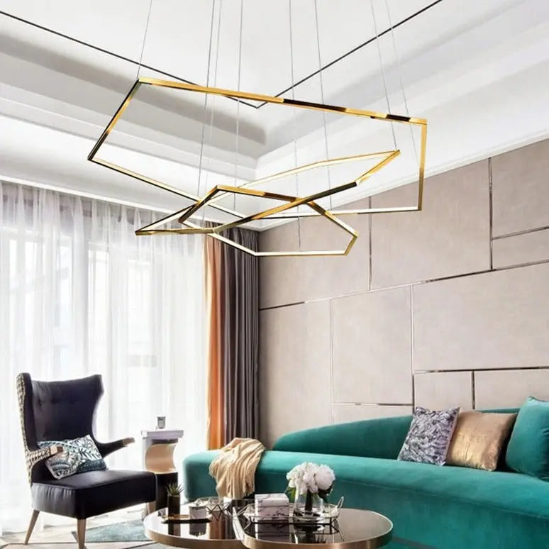 New Post-Modern Luxury Gold Chandelier ChandeliersLife®