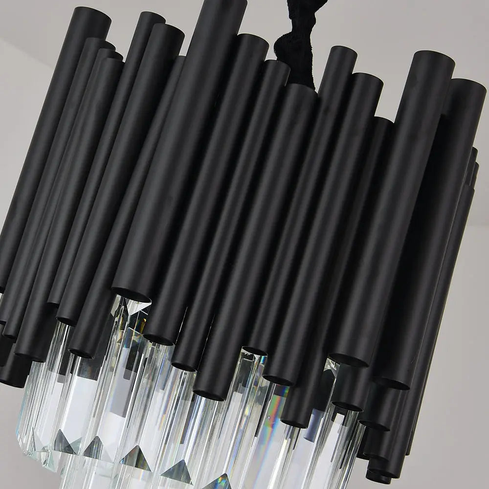 Modern Black Crystal Hanging Light ChandeliersLife®