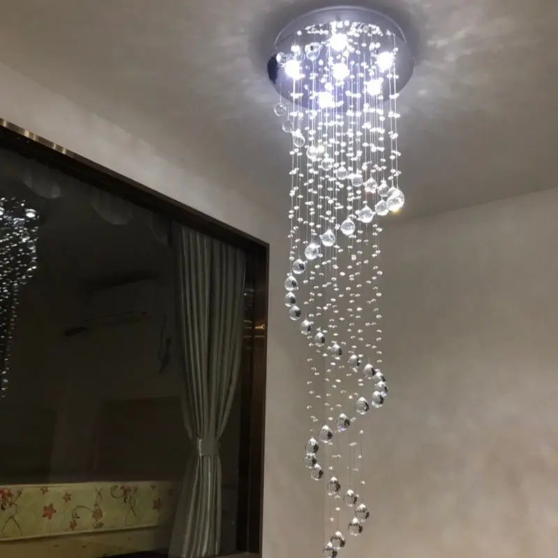 LED Spiral Crystal Chandelier ChandeliersLife®