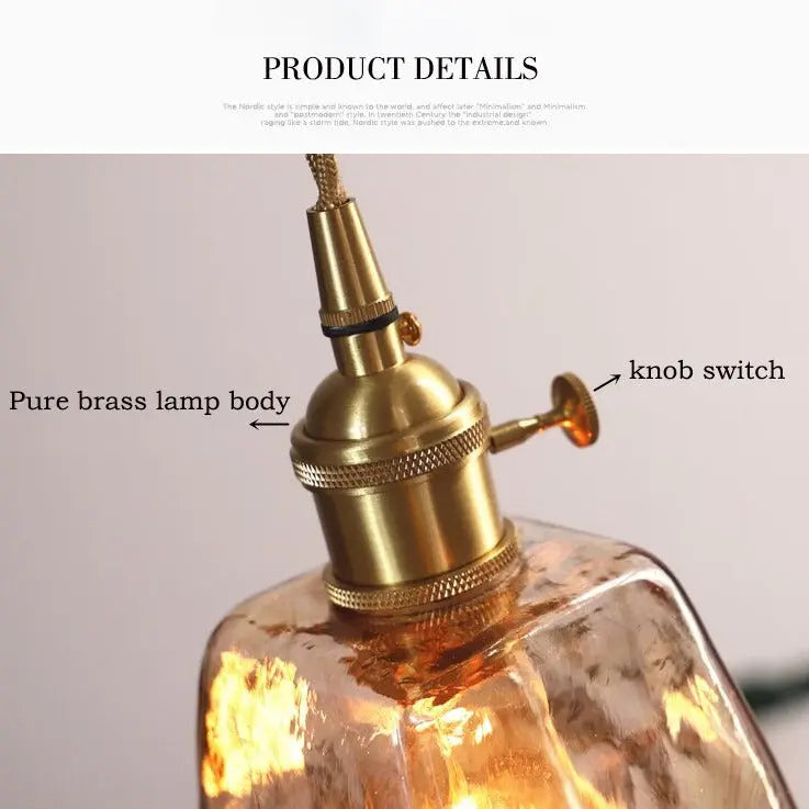 Modern Brass Glass Pendant Lights ChandeliersLife®