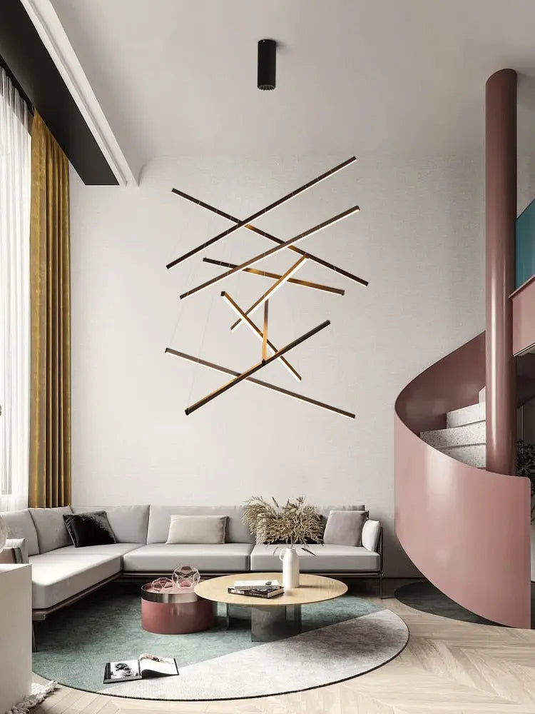 Black Stair Creative Personality Chandelier ChandeliersLife®