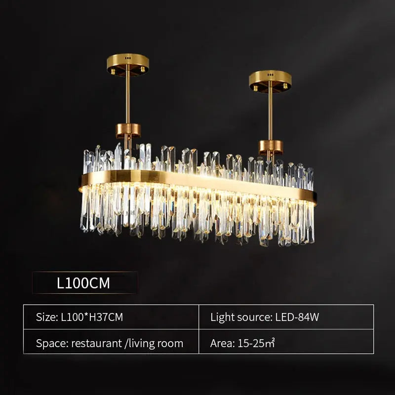 Modern Gold Luxury Crystal Chandelier ChandeliersLife®