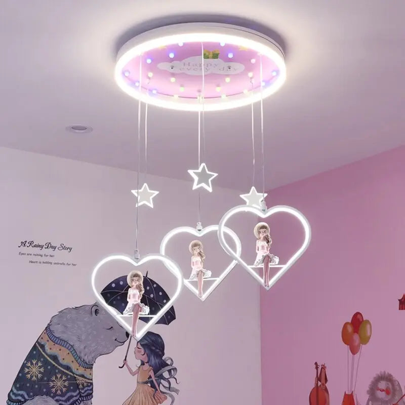 Girl Bedroom Decor Led Chandelier ChandeliersLife®