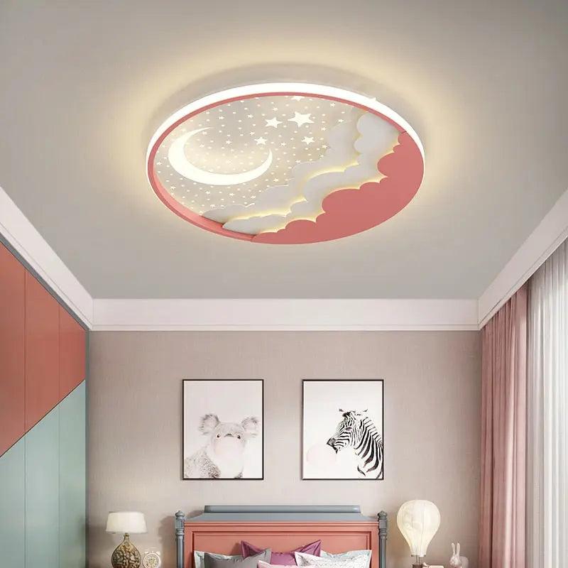 Round Modern Led Ceiling Children Chandelier ChandeliersLife®