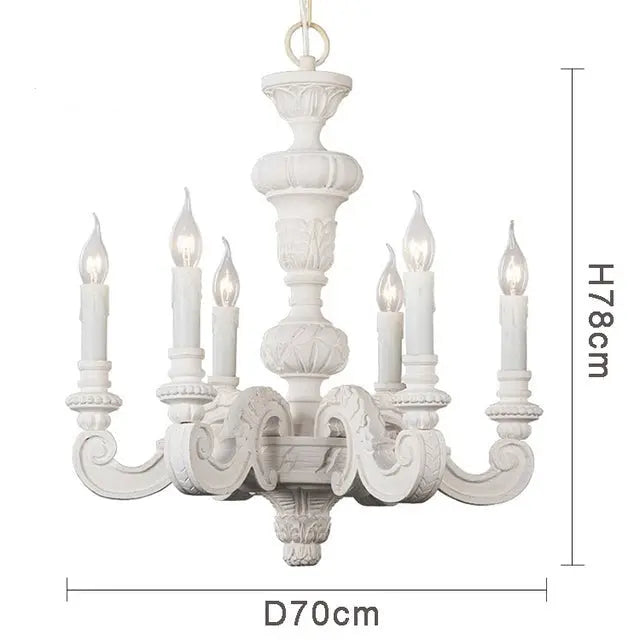 Roman Pillar Wooden Chandelier ChandeliersLife®