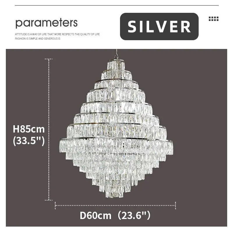 Villa Hollow Duplex Building Chandelier ChandeliersLife®