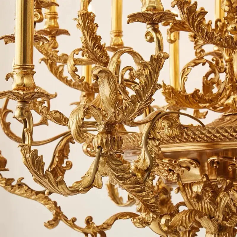 French Copper Luxury Villa Chandelier ChandeliersLife®