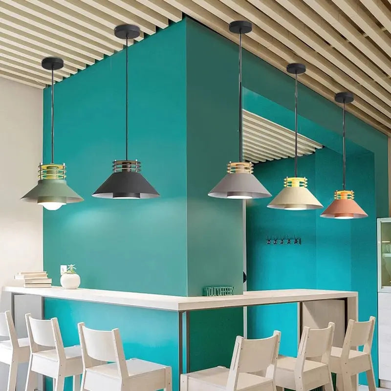 Nordic Bedside Macaron Pendant Lights ChandeliersLife®