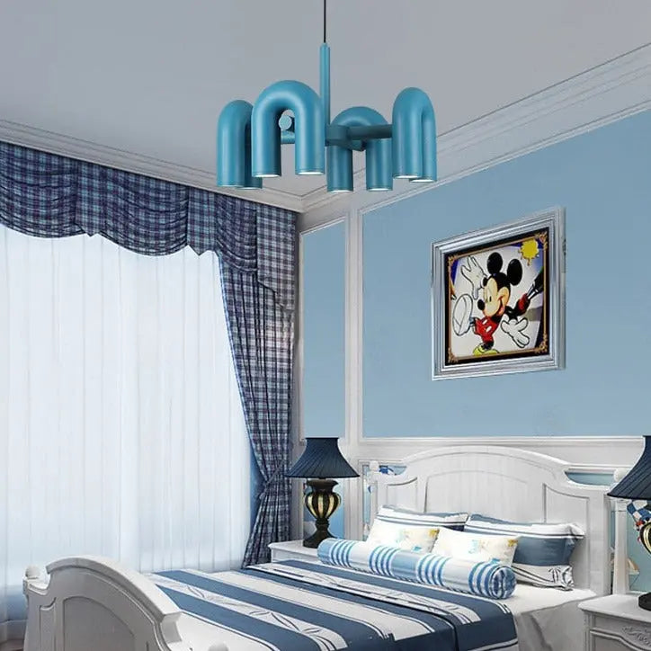 Nordic Creative Macaron U Shape Chandeliers ChandeliersLife®