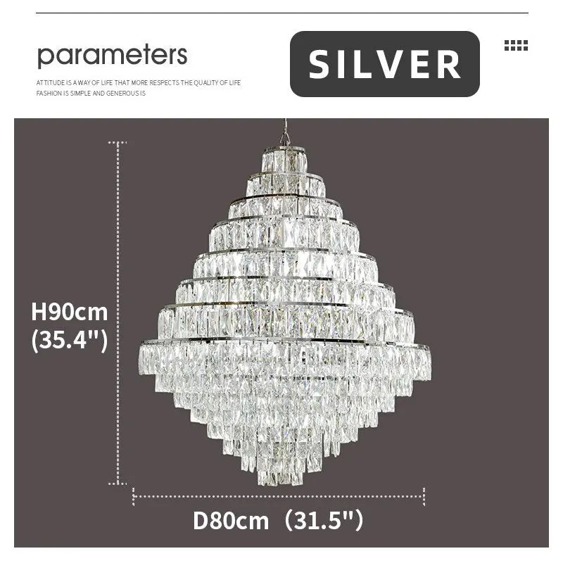 Villa Hollow Duplex Building Chandelier ChandeliersLife®