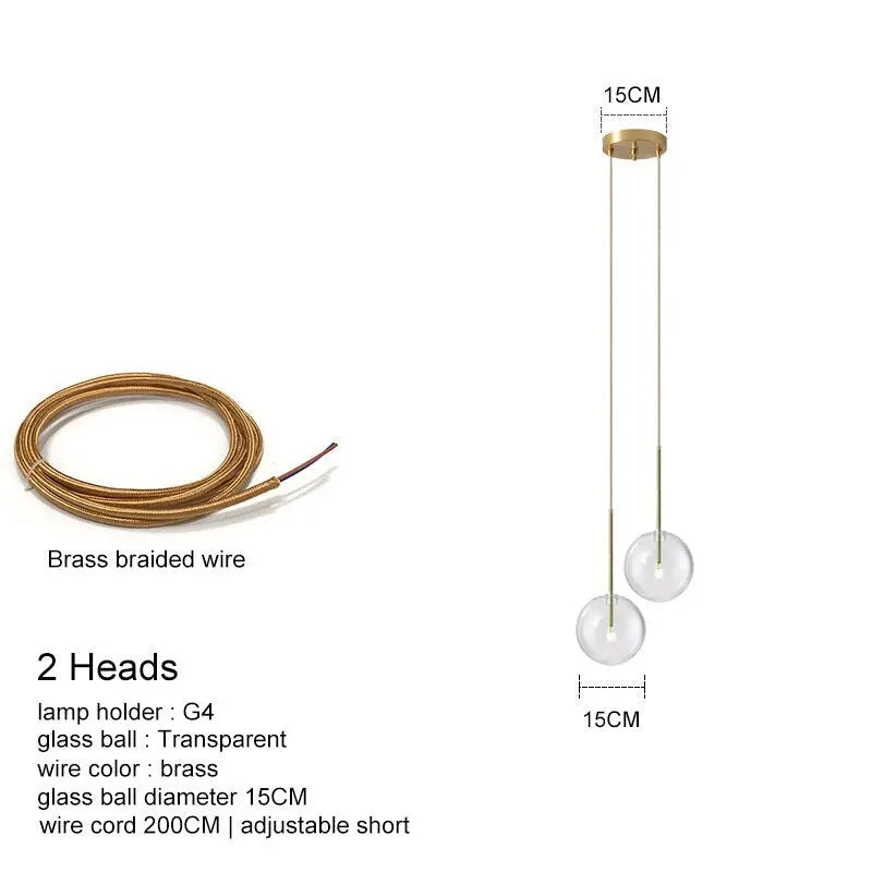 Modern Luxury Glass Ball Chandelier ChandeliersLife®