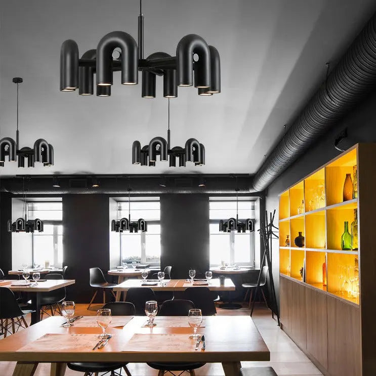 Nordic Creative Macaron U Shape Chandeliers ChandeliersLife®