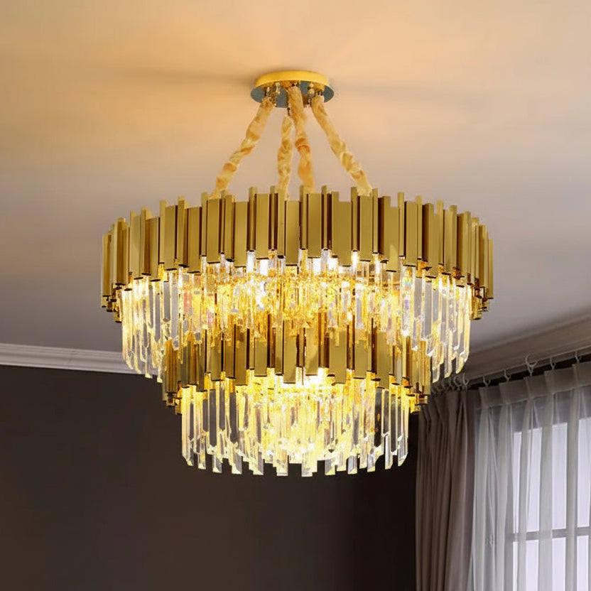 Modern Luxury Gold Crystal Lustre ChandeliersLife®