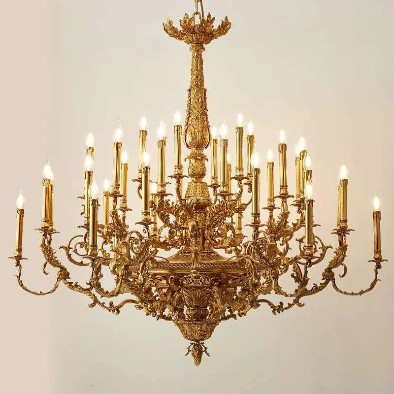 French Copper Luxury Villa Chandelier ChandeliersLife®