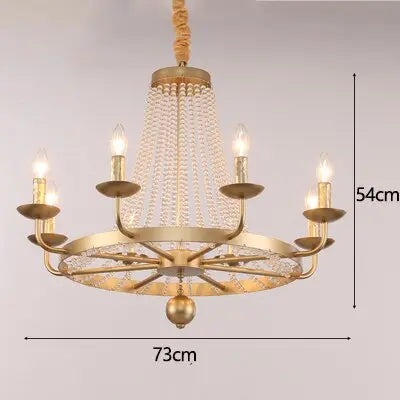 Country Candle Crystal Chandelier ChandeliersLife®