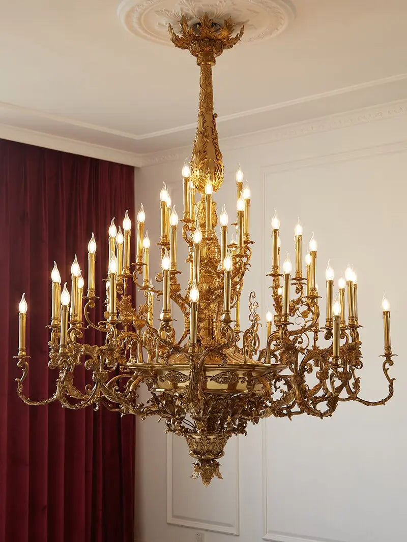 French Copper Luxury Villa Chandelier ChandeliersLife®