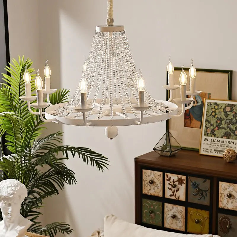 Country Candle Crystal Chandelier ChandeliersLife®