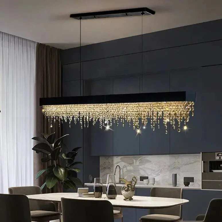 Rectangle Modern Crystal Chandelier ChandeliersLife®
