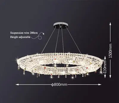 Luxury Villa LED Crystal Chandelier ChandeliersLife®