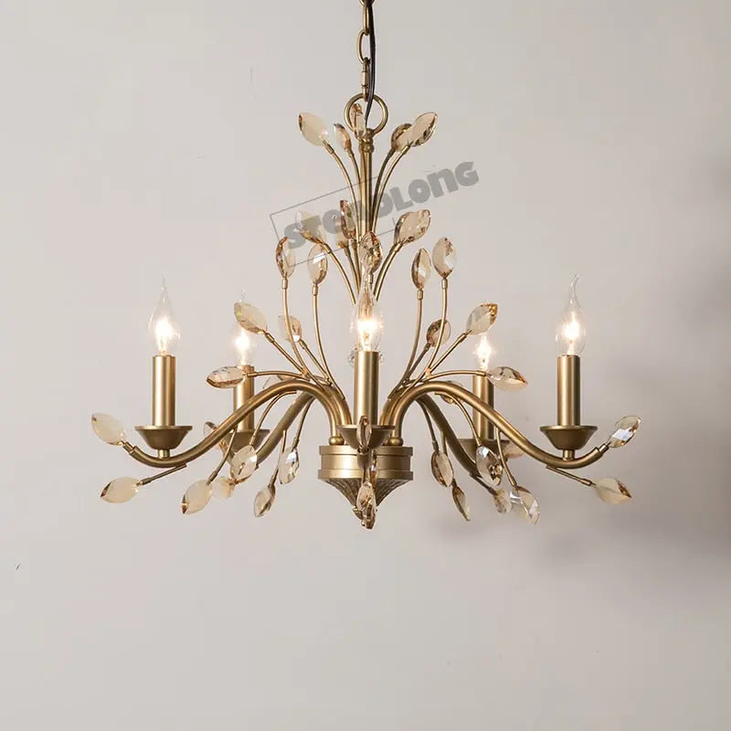Modern Crystal Branche Chandelier - Brass ChandeliersLife®