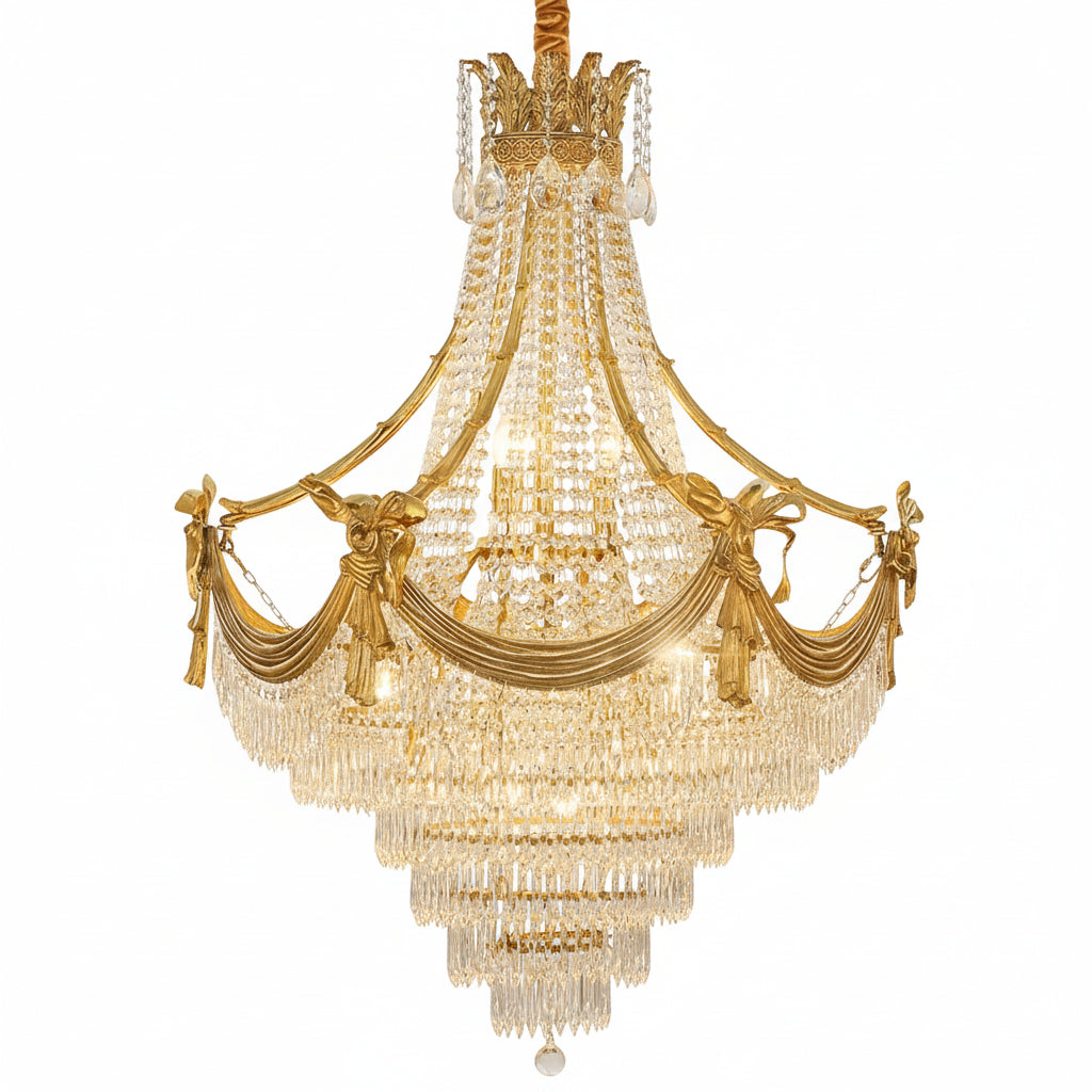 Crown Shape Crystal Chandelier ChandeliersLife®