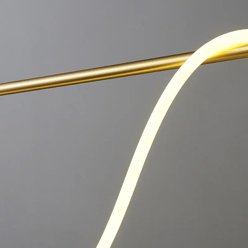Modern Long Hose Led Chandelier - Brass ChandeliersLife®