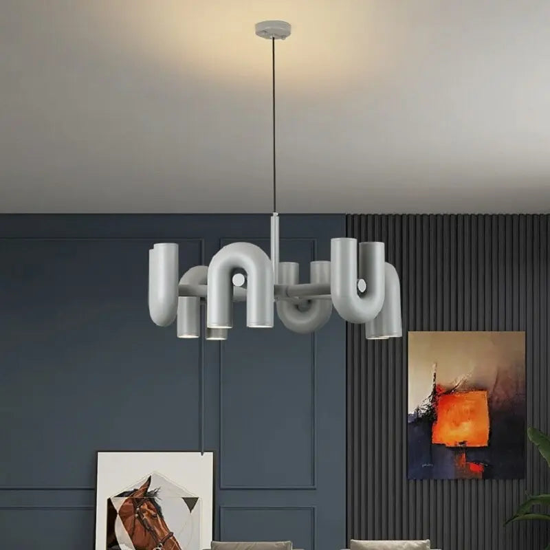 Nordic Creative Macaron U Shape Chandeliers ChandeliersLife®