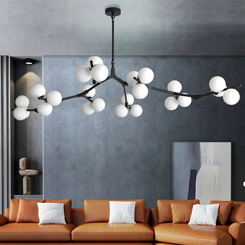 Post Modern Style Glass Balls Branches Chandelier ChandeliersLife®
