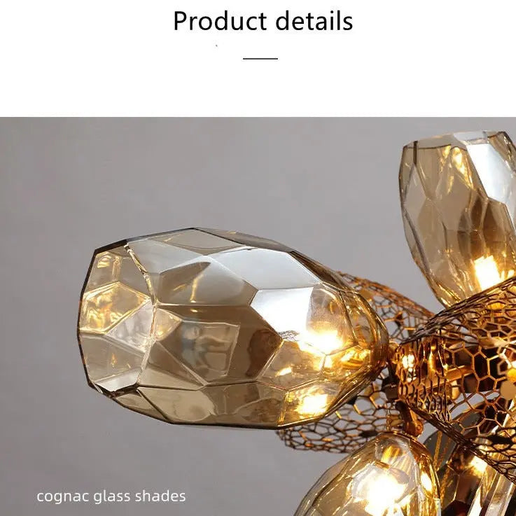 Modern Luxury Villa Glass Chandelier ChandeliersLife®