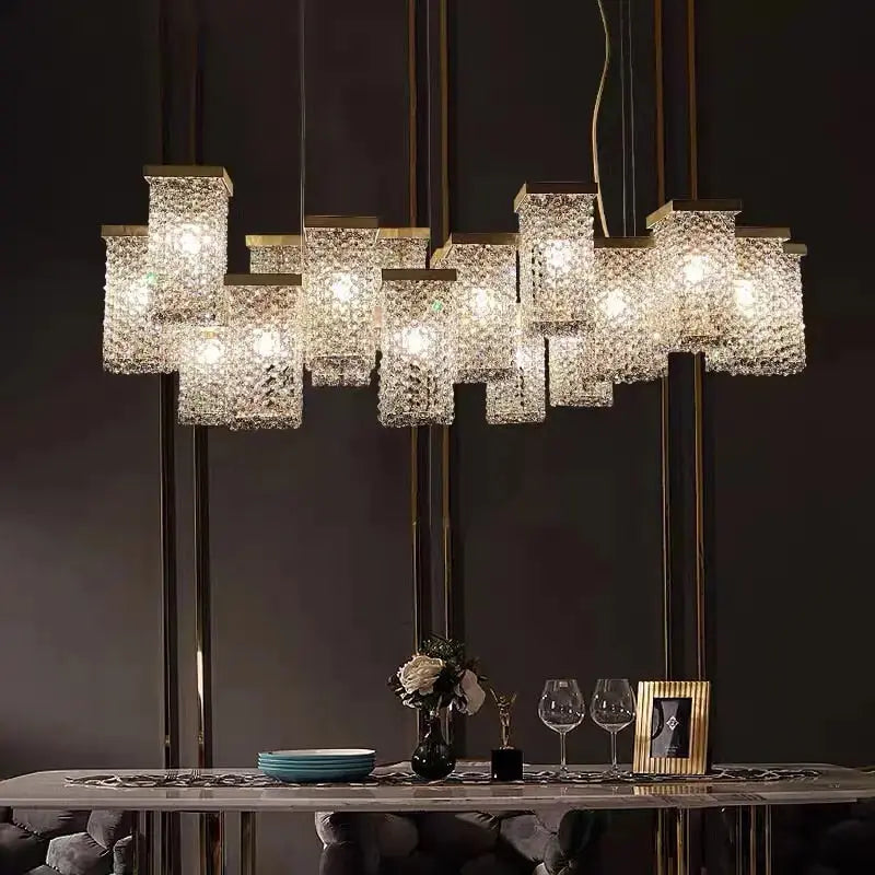 Italian Smoky Crystal Contemporary Chandelier ChandeliersLife®